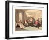 A Militia Meeting, Probably 1799, Hand-Colored Etching, Rosenwald Collection-Thomas Rowlandson-Framed Giclee Print