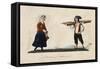 A Milk Woman and a Fishmonger-null-Framed Stretched Canvas