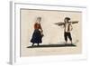 A Milk Woman and a Fishmonger-null-Framed Giclee Print