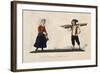 A Milk Woman and a Fishmonger-null-Framed Giclee Print