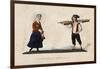 A Milk Woman and a Fishmonger-null-Framed Giclee Print