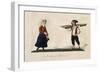 A Milk Woman and a Fishmonger-null-Framed Giclee Print
