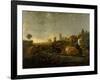 A Milkmaid and Cattle near Dordrecht. National Gallery.-Aelbert Cuyp-Framed Giclee Print