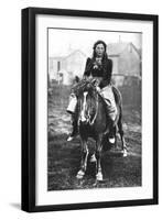 A Milkmaid on Her Morning Round, Iceland, 1922-null-Framed Giclee Print