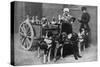 A Milkwoman with a Government Inspector, Belgium, 1922-null-Stretched Canvas