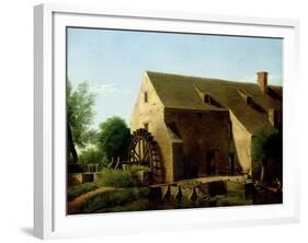 A Mill, 1800-06-Jean Victor Bertin-Framed Giclee Print