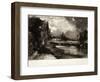 A Mill, from Various Subjects of Landscape Characteristic of English Scenery-John Constable-Framed Giclee Print