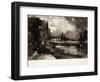 A Mill, from Various Subjects of Landscape Characteristic of English Scenery-John Constable-Framed Giclee Print