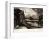 A Mill, from Various Subjects of Landscape Characteristic of English Scenery-John Constable-Framed Giclee Print