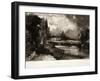 A Mill, from Various Subjects of Landscape Characteristic of English Scenery-John Constable-Framed Giclee Print