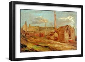 A Mill-null-Framed Giclee Print