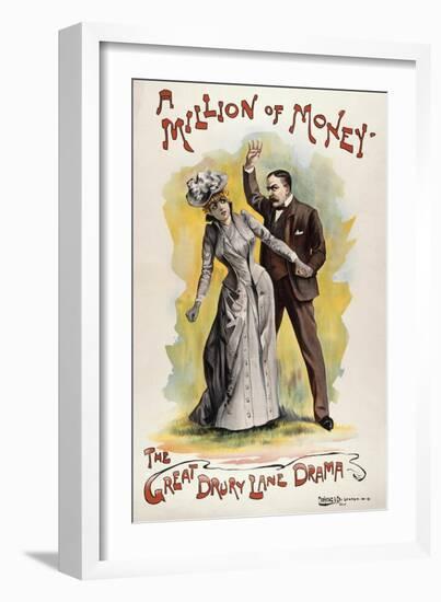 A Million Of Money-null-Framed Giclee Print