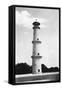 A Minaret at the Taj Mahal, Agra, India, 1916-1917-null-Framed Stretched Canvas