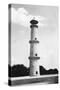 A Minaret at the Taj Mahal, Agra, India, 1916-1917-null-Stretched Canvas