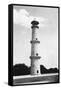A Minaret at the Taj Mahal, Agra, India, 1916-1917-null-Framed Stretched Canvas