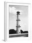 A Minaret at the Taj Mahal, Agra, India, 1916-1917-null-Framed Giclee Print