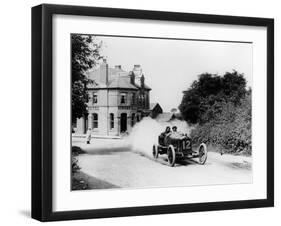 A Minerva 3.3 Litre Taking Part in a tt Race, Milan, Italy, 1914-null-Framed Photographic Print