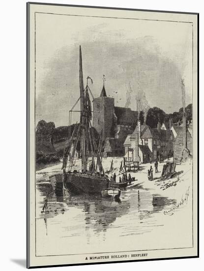 A Miniature Holland, Benfleet-Charles William Wyllie-Mounted Giclee Print
