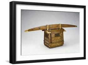 A Miniature Lacquer Palanquin, Meiji Period, Late 19th Century-null-Framed Giclee Print