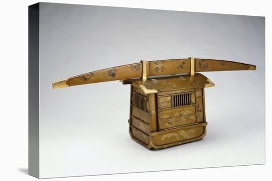 A Miniature Lacquer Palanquin, Meiji Period, Late 19th Century-null-Stretched Canvas