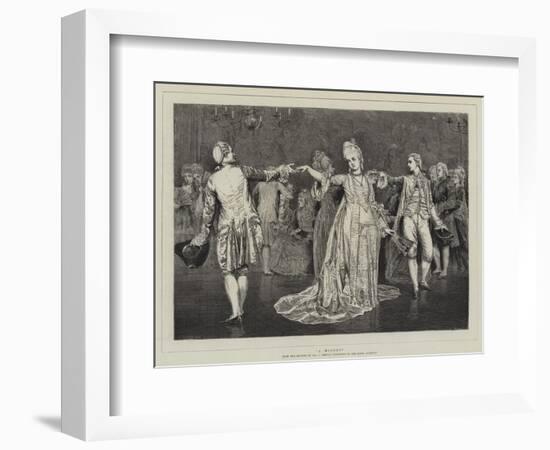 A Minuet-Valentine Cameron Prinsep-Framed Giclee Print