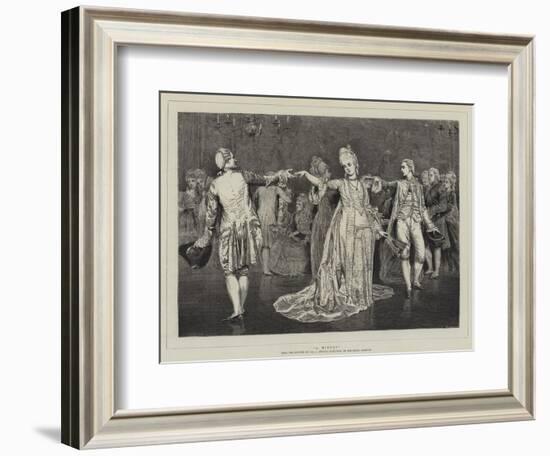 A Minuet-Valentine Cameron Prinsep-Framed Giclee Print