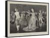 A Minuet-Valentine Cameron Prinsep-Framed Stretched Canvas