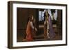 A Miracle of Saint Donato of Arezzo, C.1479-85 (Tempera on Panel)-Lorenzo di Credi-Framed Giclee Print