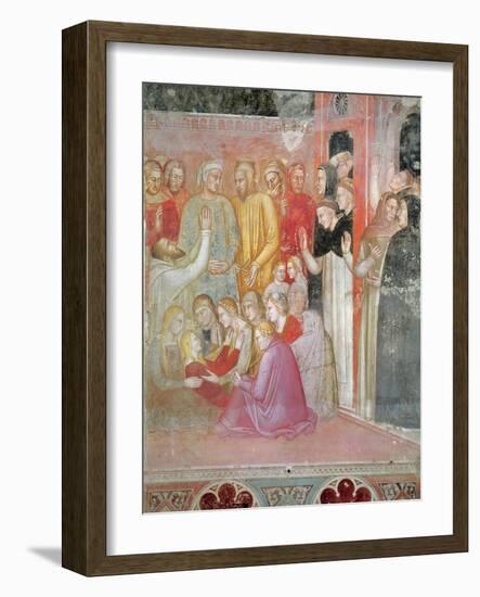 A Miracle of Saint Peter Martyr, C.1365-67-Andrea Di Bonaiuto-Framed Giclee Print