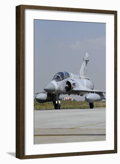 A Mirage 2000-5Dda from the Qatar Emiri Air Force Taxiing at Konya Air Base-Stocktrek Images-Framed Photographic Print