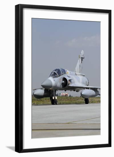 A Mirage 2000-5Dda from the Qatar Emiri Air Force Taxiing at Konya Air Base-Stocktrek Images-Framed Photographic Print