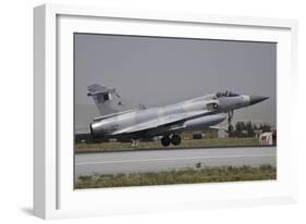 A Mirage 2000-5Eda of the Qatar Emiri Air Force Landing at Konya Air Base-Stocktrek Images-Framed Photographic Print