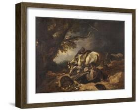 A Mishap to Market Eggs-Thomas Barker-Framed Giclee Print