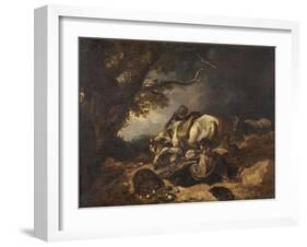A Mishap to Market Eggs-Thomas Barker-Framed Giclee Print