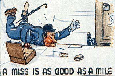 A Miss Is as Good as a Mile, 1938' Giclee Print | AllPosters.com