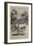 A Missionary Bishop on Tour in Travancore, Crossing a River-Godefroy Durand-Framed Giclee Print