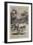 A Missionary Bishop on Tour in Travancore, Crossing a River-Godefroy Durand-Framed Giclee Print