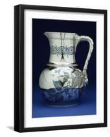 A Mixed Metal Pitcher by Tiffany & Co, New York Circa 1877-Georges Causard-Framed Giclee Print