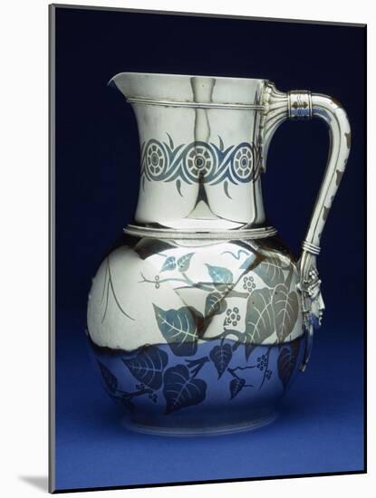 A Mixed Metal Pitcher by Tiffany & Co, New York Circa 1877-Georges Causard-Mounted Giclee Print