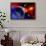 A Mixture of Colorful Stars, Planets, Nebulae and Galaxies-null-Framed Art Print displayed on a wall