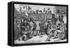 'A Mock Election in the King's Bench Prison', c1828, (1912)-Bonner-Framed Stretched Canvas