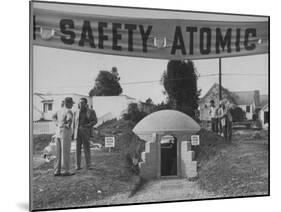 A Model Atomic Bomb Shelter for Personal Use-Loomis Dean-Mounted Photographic Print