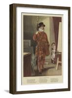 A Model Beefeater-null-Framed Giclee Print