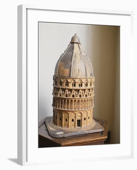 A Model of the Baptistery at Pisa-null-Framed Giclee Print