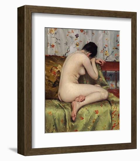 A Modern Magdalen, about c.1888-William Merritt Chase-Framed Art Print