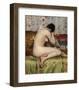 A Modern Magdalen, about c.1888-William Merritt Chase-Framed Art Print