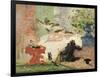 A Modern Olympia, 1873-74-Paul Cézanne-Framed Giclee Print