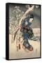 A Modern Version of the Tale of Genji in Snow Scenes-null-Framed Stretched Canvas