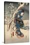 A Modern Version of the Tale of Genji in Snow Scenes-null-Stretched Canvas
