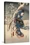 A Modern Version of the Tale of Genji in Snow Scenes-null-Stretched Canvas